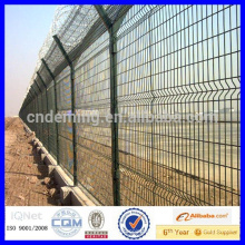 galvanized razor barbed wire security airport fence